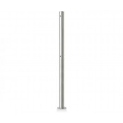 ASP-D50,8-09-LT четырехсторонняя стойка с отверстием для фиксатора створки и 6 отверстиями (угол 90 и 180 град.)