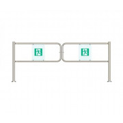 ASP-50LT.32.1,0х2.P секция с двойной распашной калиткой-антипаника