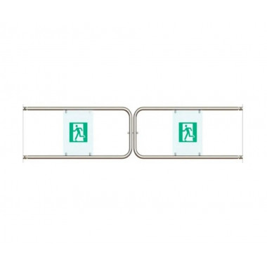 ASP-D32.1x2.P-M комплект створок для двойной распашной секции ограждения