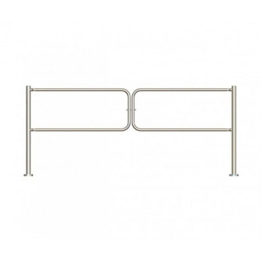 ASP-50.32.1,0х2 секция с двойной распашной калиткой-антипаника