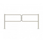 ASP-50LT.32.1,0х2 секция с двойной распашной калиткой-антипаника