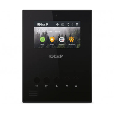 BAS-IP AU-04LAF BLACK цветной IP видеодомофон