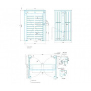 Блокпост СПЕКТР СТ 5 серия Z полноростовой турникет