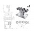 CAME KIT MARE S 03 (1710041) комплект консольного оборудования до 500 кг для откатных ворот CAME KIT MARE S 03 (1710041) комплект консольного оборудования до 500 кг для откатных ворот