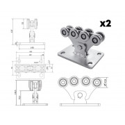 CAME KIT SOLE SE 03 (1710019) комплект консольного оборудования до 350 кг для откатных ворот