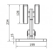 CAME SPEED L (1700018) тележка с 8 роликами