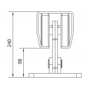 CAME SPEED L (1700018) тележка с 8 роликами
