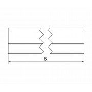 CAME STAGE SZ 6 (1700003) рельс направляющий оцинкованный 6 м до 500 кг
