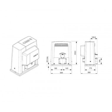 CAME BKS18AGS (801MS-0090) привод для откатных ворот до 1800 кг CAME BKS18AGS (801MS-0090) привод для откатных ворот до 1800 кг