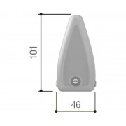 CAME DFWN1500 (001DFWN1500) резиновый чувствительный профиль безопасности с механическим контактом 1.5 м