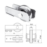 CAME S-СТАНДАРТ комплект консольного оборудования до 500 кг с рельсом 6 м для откатных ворот