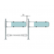 CAME 001PSBPCCWA калитка 900 мм механическая левая