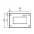 CAME PARK L 350 (1700197) Kронштейн 350x120мм с крепежем для LAST L и всех моделей PADDOCK