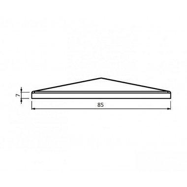 CAME ROOF 8 B (1700063) Заглушка для столба квадратная, неоцинкованная, 85 мм CAME ROOF 8 B (1700063) Заглушка для столба квадратная, неоцинкованная, 85 мм