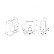 CAME BKS12 GSM KIT Connect (BKS12_GSM_KIT) Комплект для откатных ворот до 1200 кг. с GSM управлением через приложение
