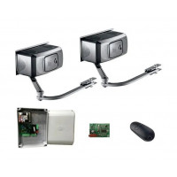 CAME F1000 combo KIT (F1000 KIT) комплект автоматики для двухстворчатых распашных ворот на основе привода F1000 (блок управления ZF1N, радиоуправление)