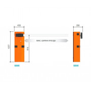 CAME GARD 6500 дюралайт 5.6 м автоматический шлагбаум