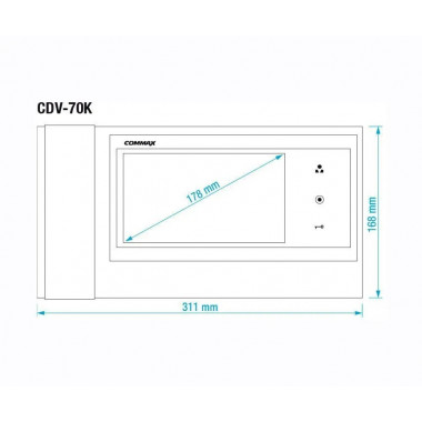 Commax CDV-70K/XL белый 7 Commax CDV-70K/XL белый 7