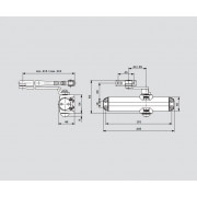 Dorma TS Compakt EN 2/3/4 коричневый 67010103 доводчик до 120 кг