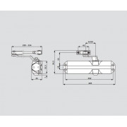 Dorma TS-68 ФОП серый 66400201 доводчик до 90 кг