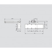 Dorma TS-73V 2-4 BCA коричневый 37010103 доводчик до 120 кг