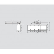 Dorma TS-71 EN 3/4 белый 22212111 доводчик до 100 кг