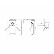 DormaKaba Easy Task 50 (19990011) компактный турникет трипод