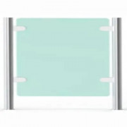 DormaKaba Easy Rail 20 комплект ограждения (без стекла)