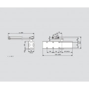 Dorma TS-83 EN 3-6 BC коричневый 38010103 доводчик до 160 кг