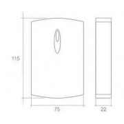 IronLogic Matrix-III мод. ES светлый (10067 / 7801 / 9724) накладной считыватель