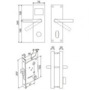 IronLogic Z-7 EHT золото (3488 / 10021) электромеханический замок для двери