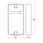 IronLogic Matrix-II мод. E H (9461 / 7746) серый накладной считыватель