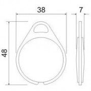 IronLogic IL-18E&M двухчиповый брелок EM Marine и Mifare 1K