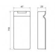 IronLogic Matrix-VI (мод. NFC K Net) (12096 / 13248) темный сетевой контроллер СКУД со встроенным считывателем Mifare