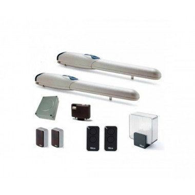 NICE WINGO4BDKCE комплект для распашных ворот с фотоэлементами и лампой