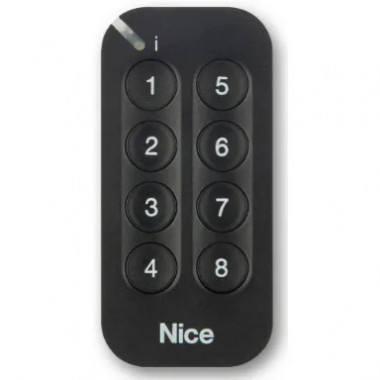 NICE MYGO8BD Пульт управления с радиочастотой 433,92 МГц и кодировкой BD, 8 канальный