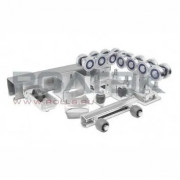 Ролтэк ЕВРО.К.2.6 Комплект консольных систем для откатных ворот весом до 800 кг с рельсом 6 метров и регулировочными подставками