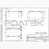 Ролтэк 056 Кронштейн двойной с боковым креплением (без роликов) для систем ЭКО и ЕВРО