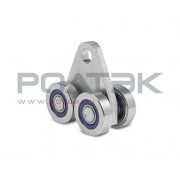 Ролтэк 213.RC135 Тележка для подвесных ворот с отверстием закругленная до 1250 кг. МАКС (RC135)