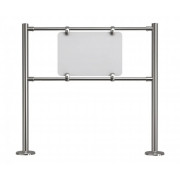 Ростов-Дон ОС1-в-у Хром комплект стационарного ограждения