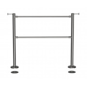 Ростов-Дон ОБ1 Хром комплект быстросъемного ограждения