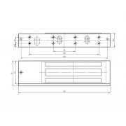 Smartec ST-EL500ML электромагнитный замок 500 кг