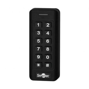 Smartec ST-PR022EHMK-BK считыватель EM, HID prox, MIFARE с клавиатурой, черный Smartec ST-PR022EHMK-BK считыватель EM, HID prox, MIFARE с клавиатурой, черный