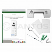 Tantos iPanel 2 WG EM KBD HD (белый акраил) антивандальная одноабонентская вызывная панель