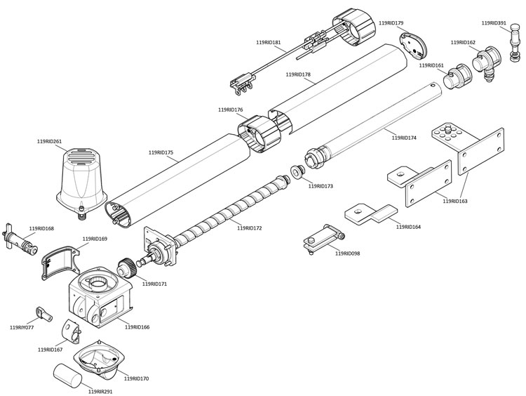 Запчасти для привода CAME KR310D
