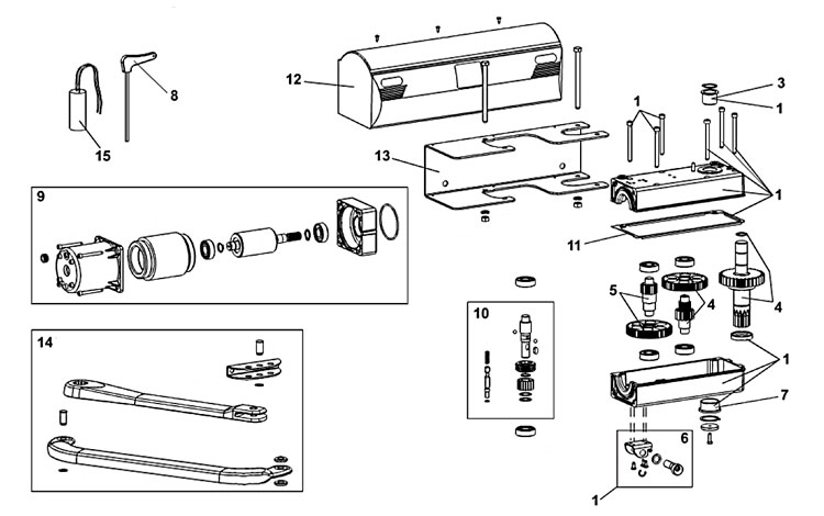 Запчасти для привода FAAC 390
