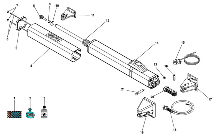 Запчасти для привода FAAC 560 CBAC